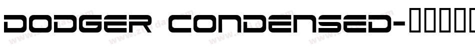 Dodger Condensed字体转换